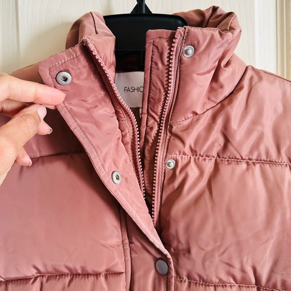 Fashion Nova Mrs. Jackson Light Pink Puffer Jacket - Picture 3 of 14